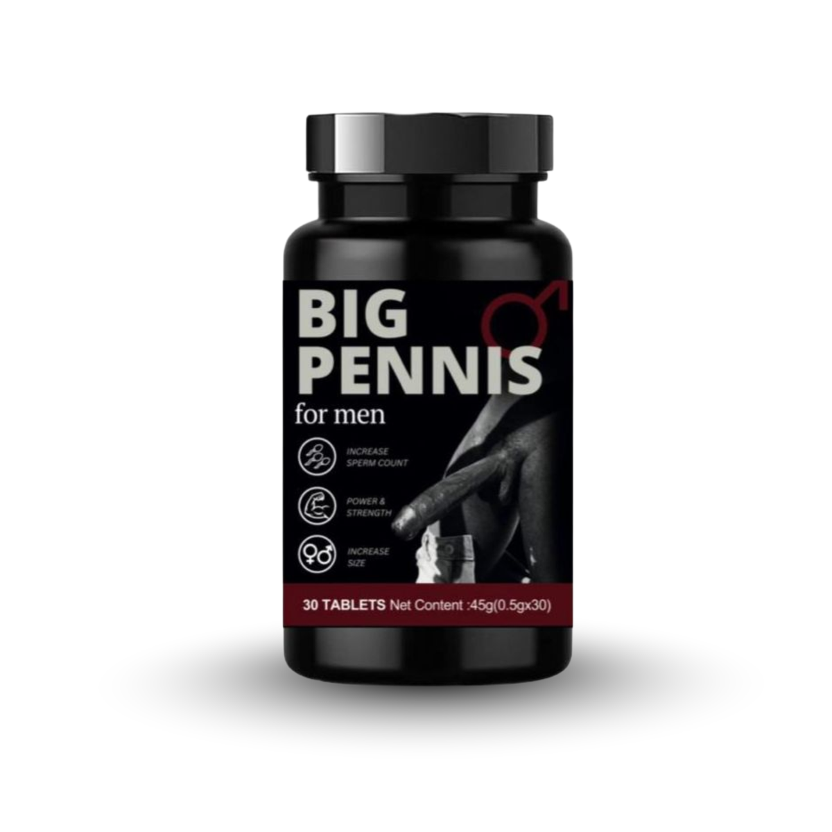 BIG PENNIS for Men – Men's Herbal Vitality Tablets | Daily Men's Wellness Supplement | 30 Tablets
