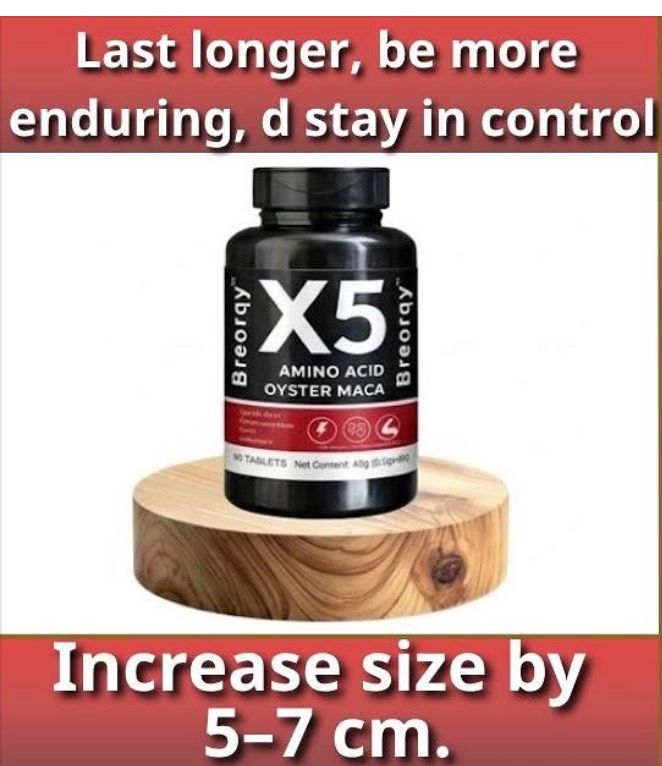 Breorqy™ X5 Amino Acid Oyster Maca Tablets